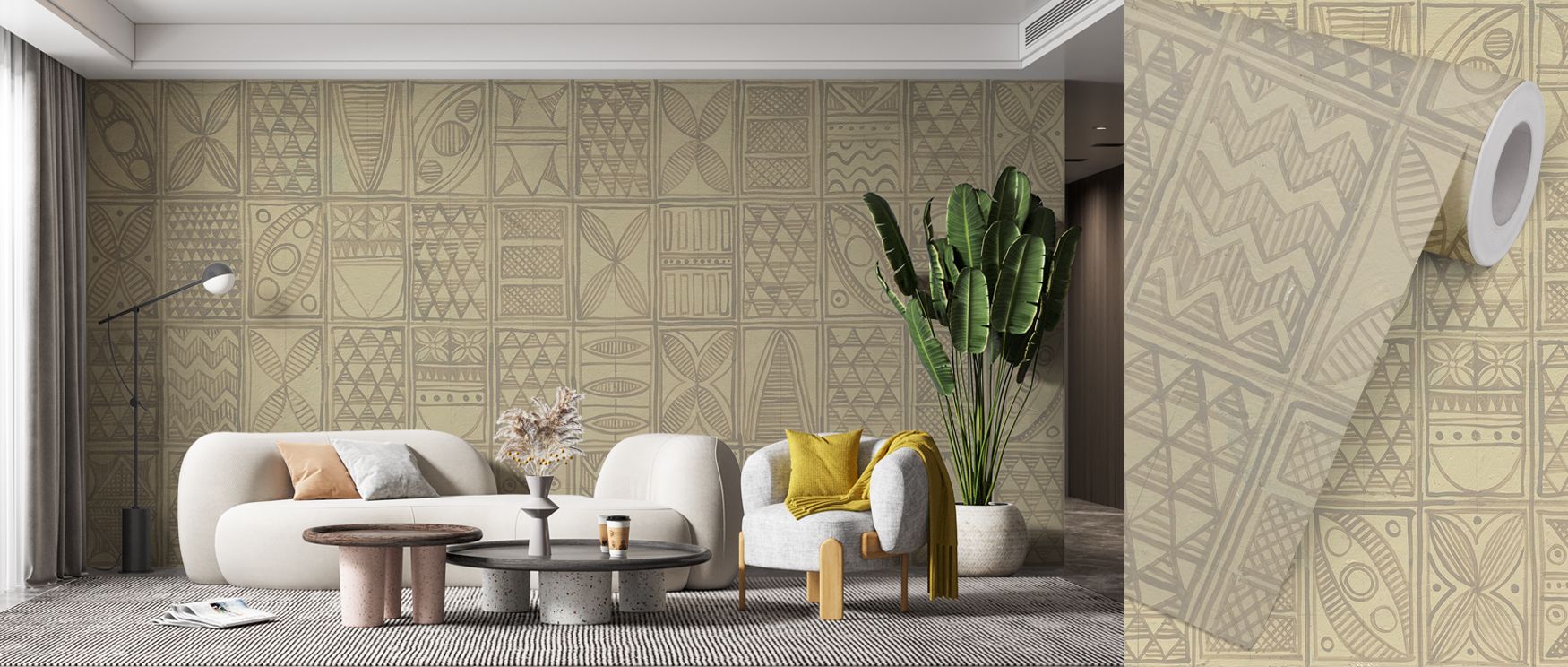 Patterns of the Amazon Wallpaper reflects wild elegance, its motifs inspired by rainforest vitality. Interiors glow with bold atmosphere, enhancing living rooms or bedrooms with natural vibrance. 