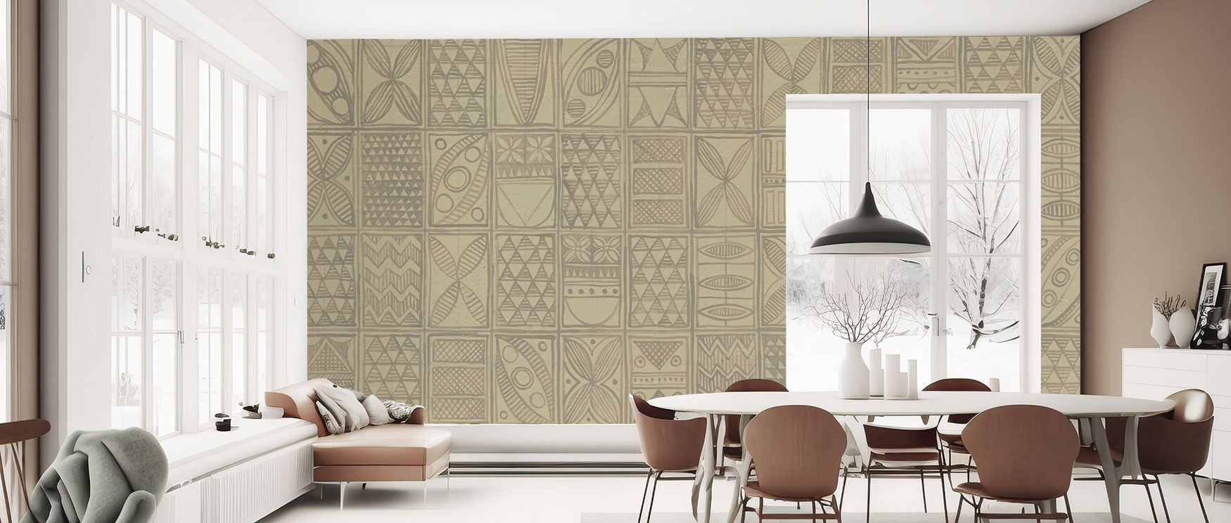 Patterns of the Amazon Wallpaper captures lush decorative energy, where intricate patterns create adventurous artistry. Interiors glow with rhythm, enriching bedrooms or living rooms with exotic atmosphere. 