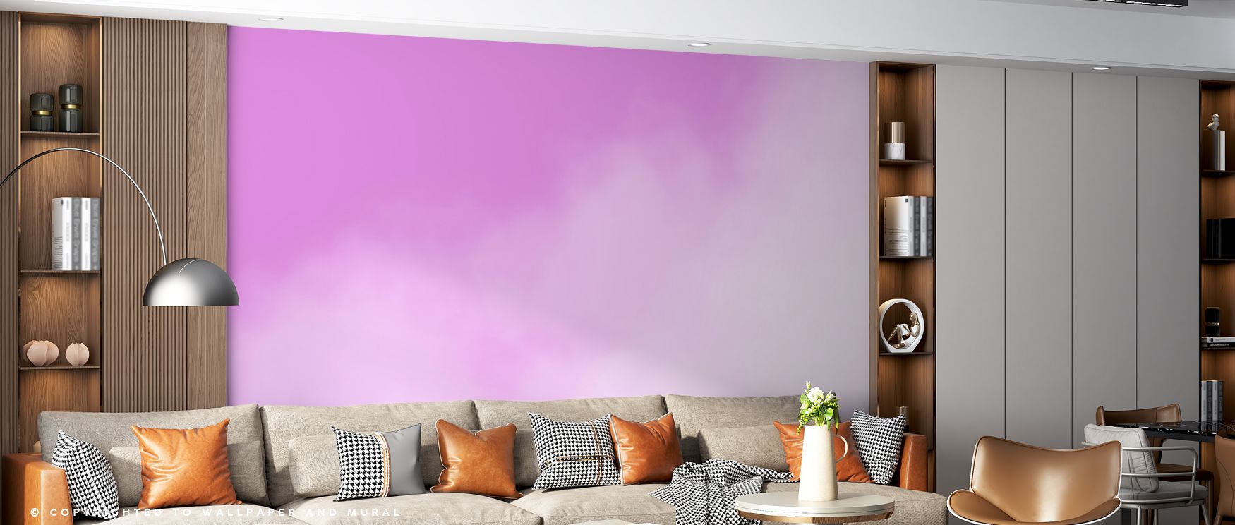 Pink Won Wallpaper creates cheerful rhythm, where striking tones enrich interiors with joy. Its vivid presence adds playful mood to bedrooms or playrooms filled with energy. 