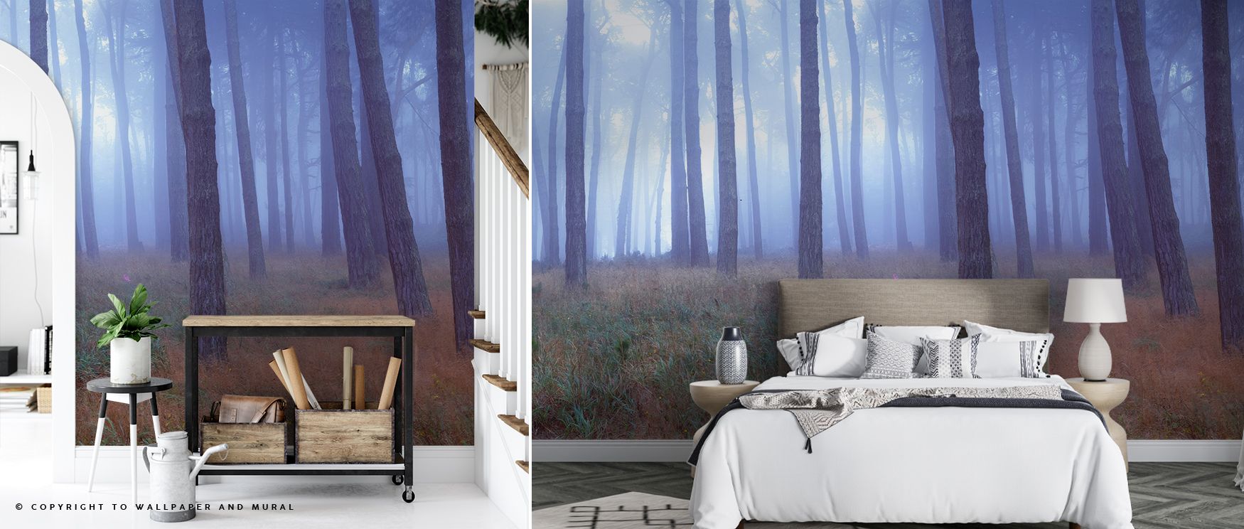 The layered artistry of Presidio Forest Wallpaper reveals dimension and quiet charm. Foliage appears dense yet flowing, carrying subtle freshness. The tones create harmony without excess, enriching interiors with natural calm. This wallpaper offers tranqu