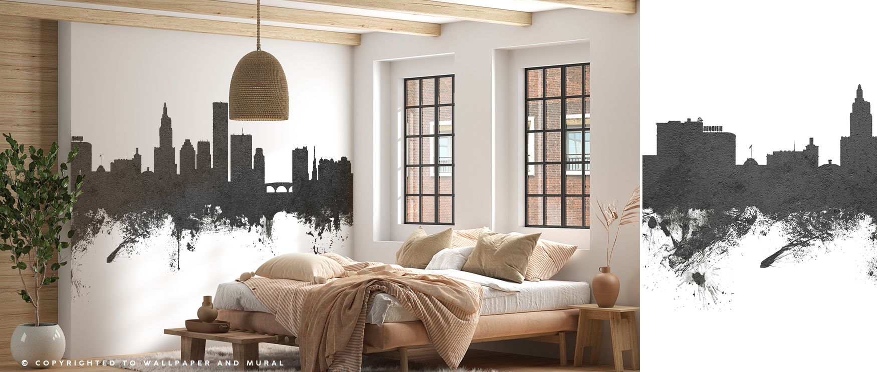 City energy resonates in Providence Rhode Island Skyline Wallpaper, where shadow and light form balance. Each structure contributes to atmosphere, shaping interiors with refined presence. Perfect for bedrooms or offices, it celebrates Providence’s charm.