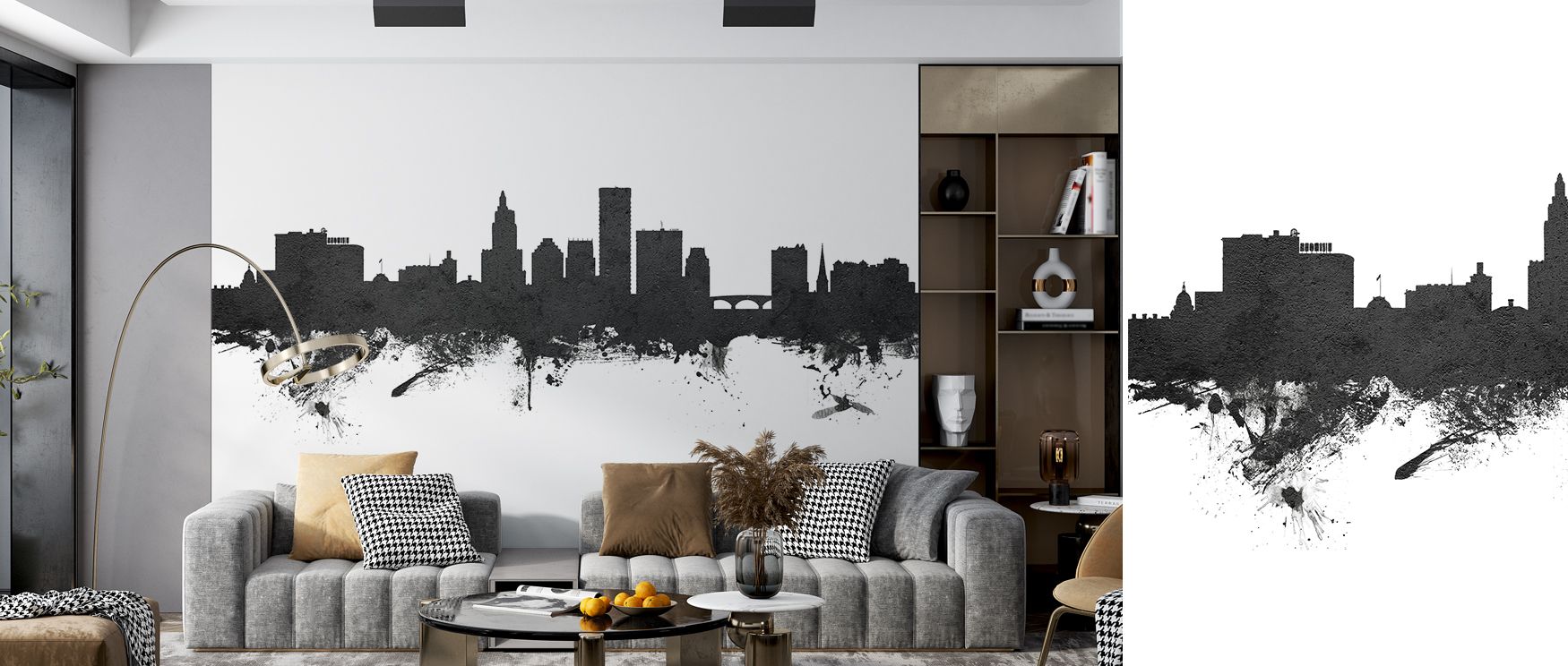 Providence’s skyline unfolds in Providence Rhode Island Skyline Wallpaper, radiating presence in monochrome tones. The imagery enriches walls with calm urban rhythm, enhancing interiors with timeless charm. Ideal for studies or bedrooms, it brings city at