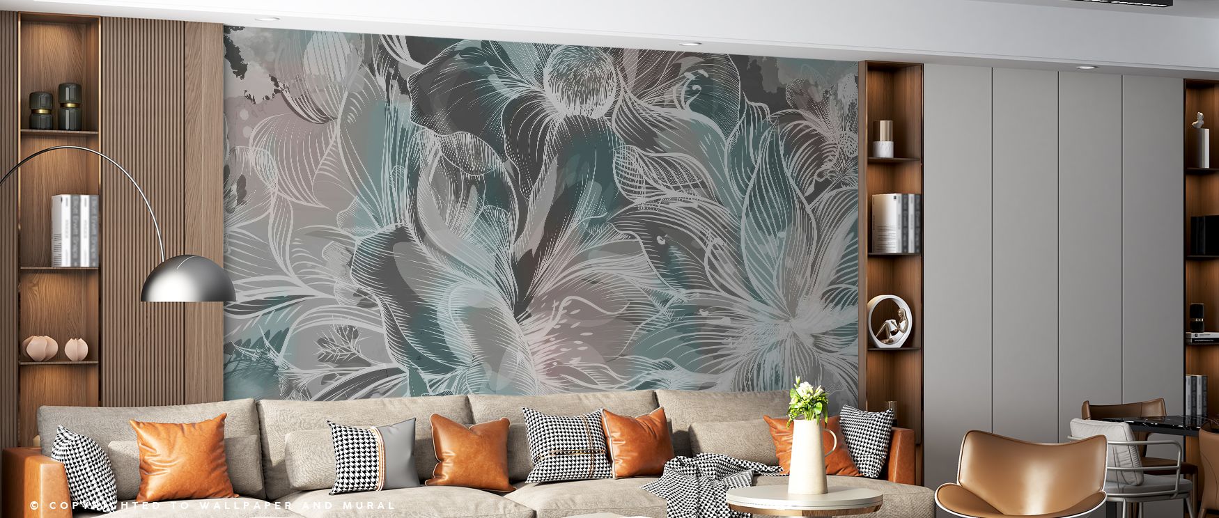 Harmony thrives in Seeing Through Leaves Green Wallpaper, where soft greens inspire calmness. The design adds natural rhythm, making interiors restful. Offices or bedrooms glow with balance and freshness.
