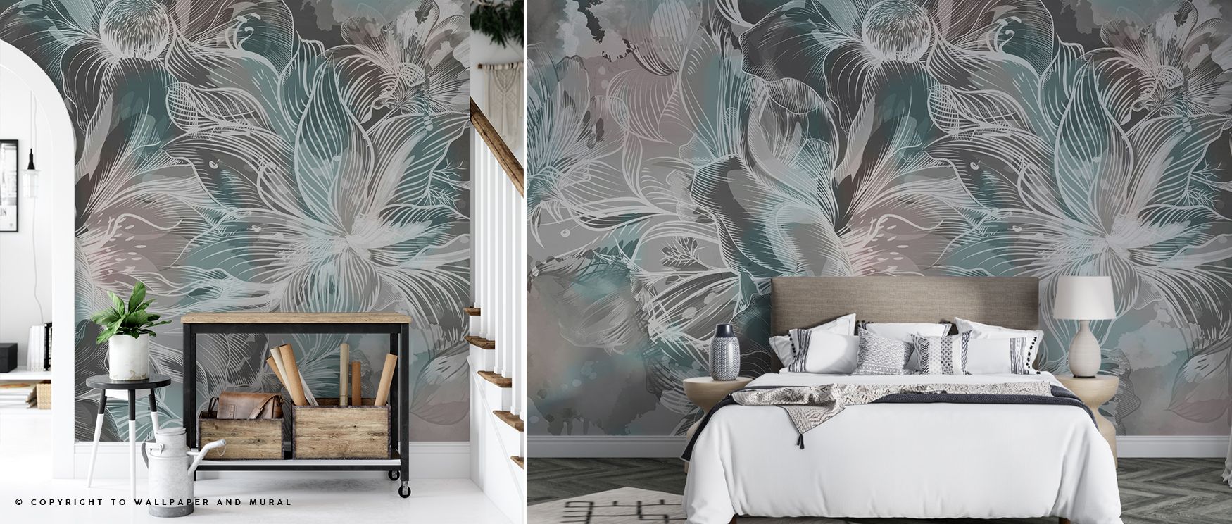 Subtle shading defines Seeing Through Leaves Green Wallpaper, where foliage radiates quiet beauty. Each element conveys texture, shaping serene interiors. Living rooms or studies benefit from its natural elegance.