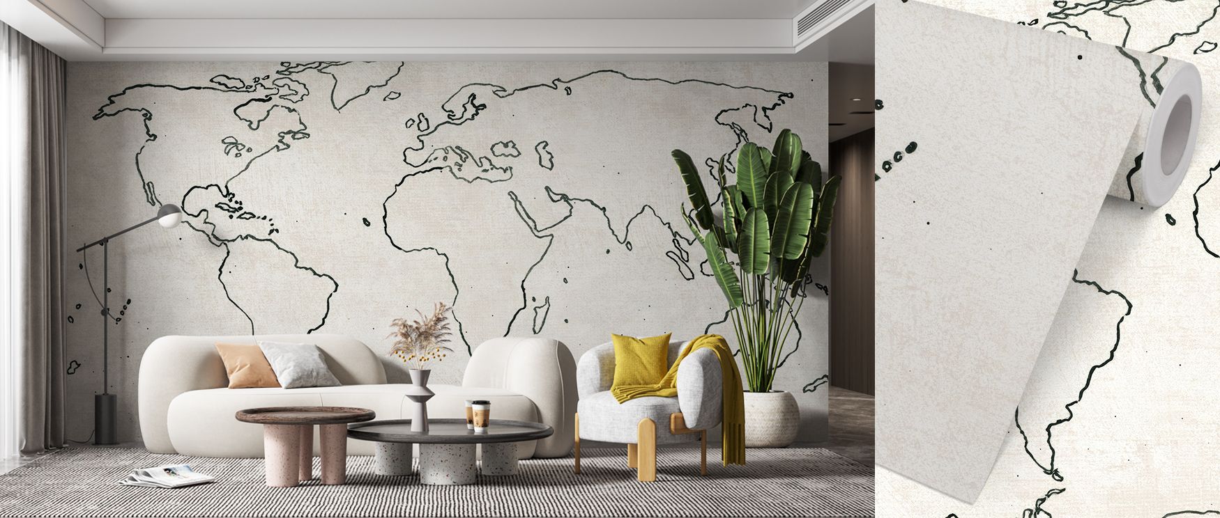 Contemporary rhythm thrives in Sketcy World No Names Wallpaper, where strokes inspire creativity. Each form adds texture, enriching interiors with charm. Offices or studies benefit from its modern atmosphere.