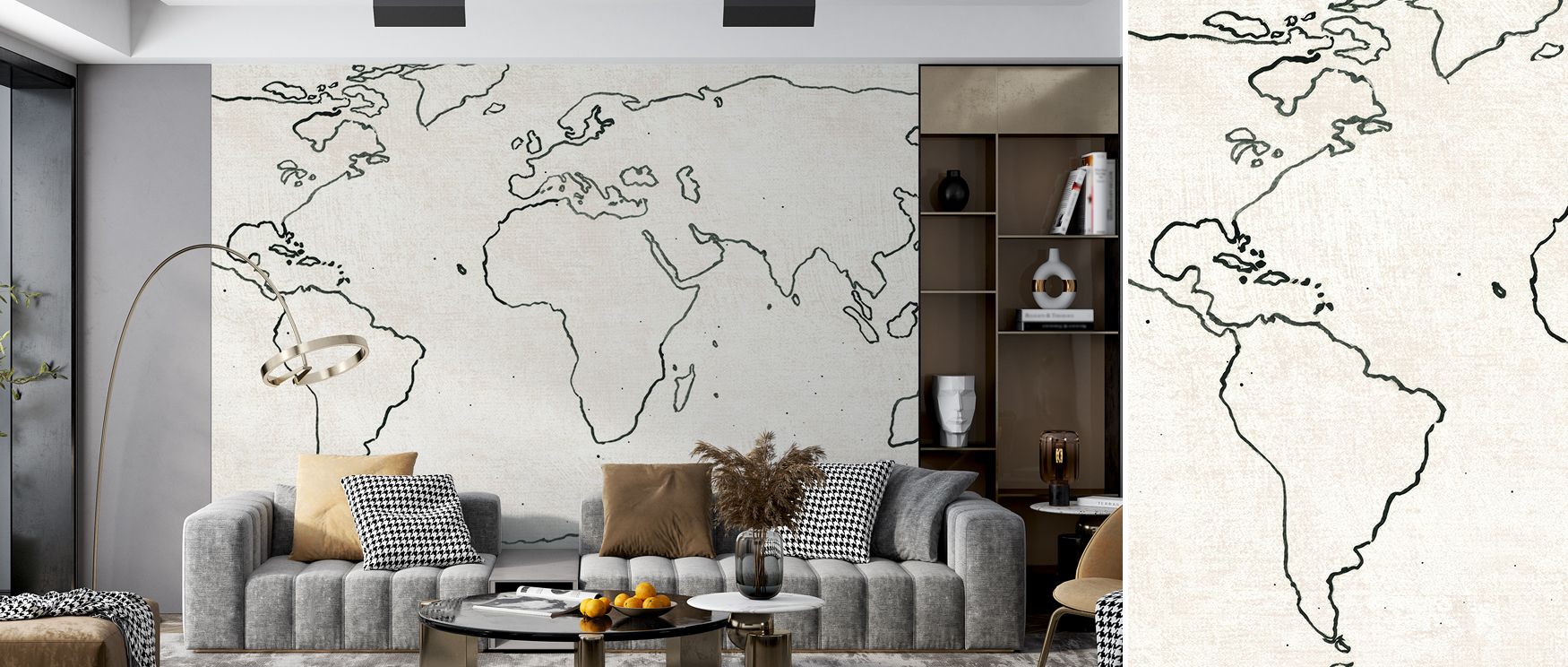 Abstract elegance emerges in Sketcy World No Names Wallpaper, where design feels unfinished yet refined. Each line conveys charm, enriching walls. Offices or bedrooms glow with artistry, filled with creativity.