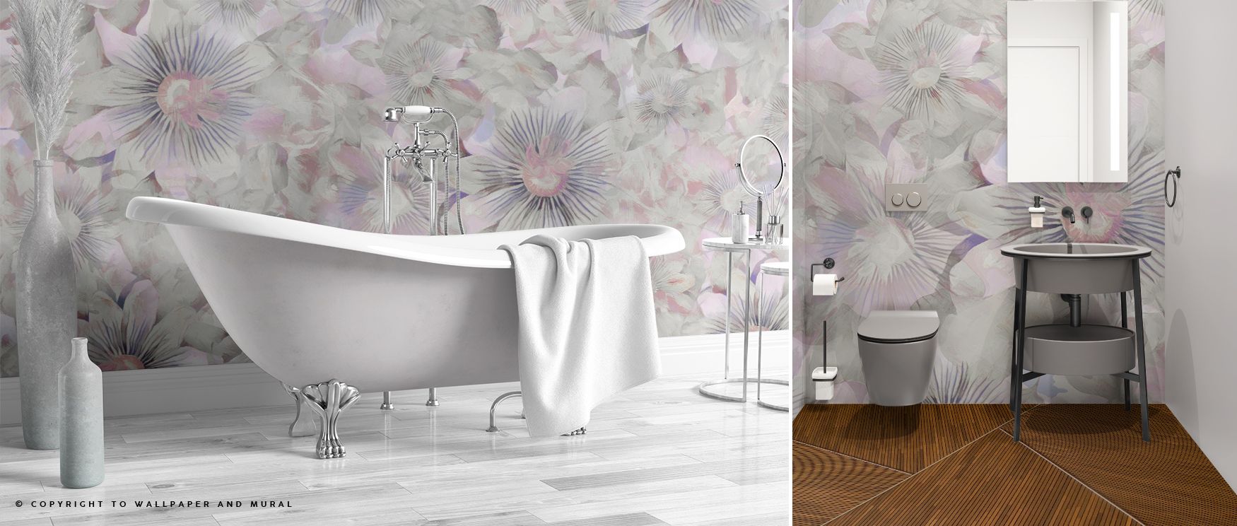 Innocence shines in Smiling Flowers Wallpaper, where floral faces inspire delight. Each detail conveys joy, enriching interiors. Bedrooms or nurseries glow with lively charm.