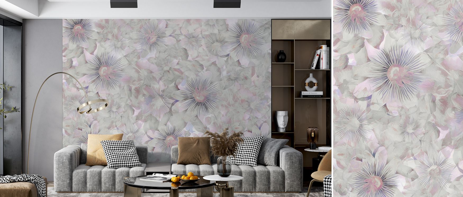Bright presence shines in Smiling Flowers Wallpaper, where blossoms radiate cheer. Each smile conveys innocence, uplifting interiors. Bedrooms or nurseries glow with happy charm.