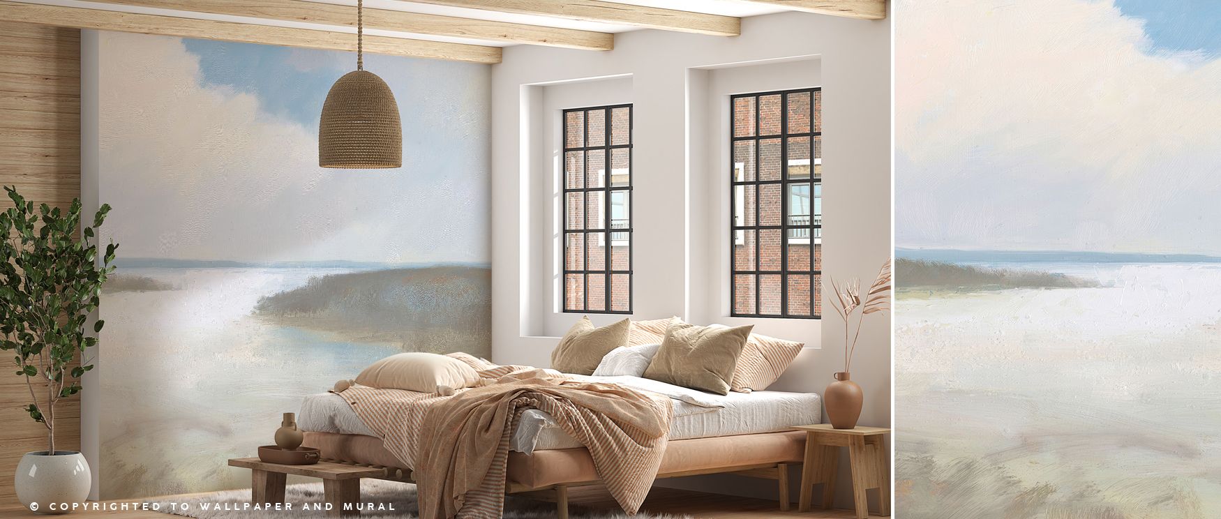 Tranquil artistry appears in Soft Shore Wallpaper, where gradients inspire peaceful presence. Each tone conveys refinement, shaping interiors with calm rhythm. Walls glow with coastal atmosphere, perfect for living rooms or bedrooms. The palette enriches 