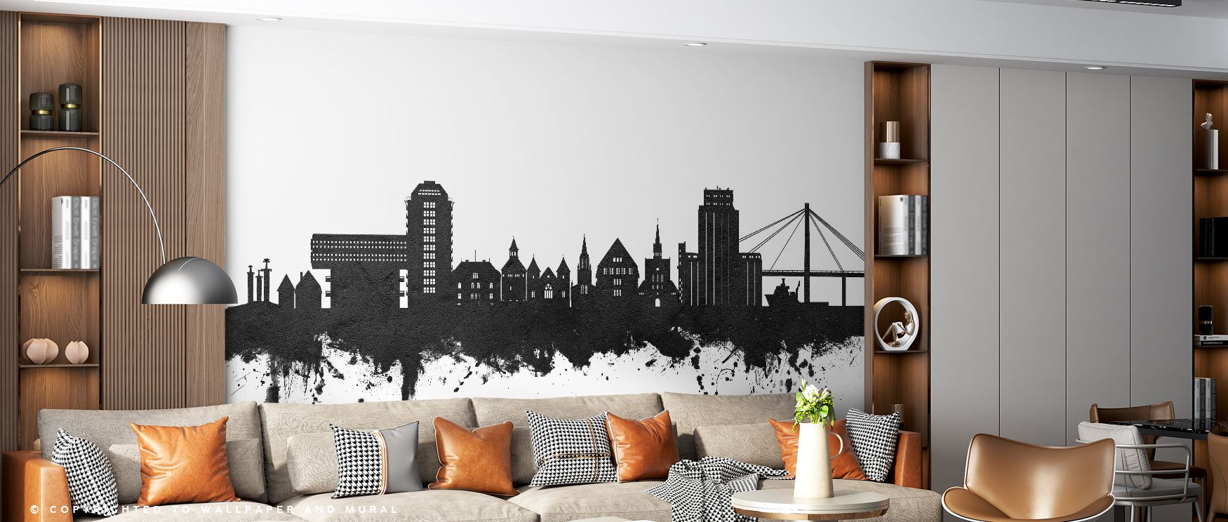 Monochrome beauty thrives in Stavanger Norway Skyline Black & White Wallpaper, where tones highlight rhythm. Each silhouette conveys timeless charm, shaping interiors with sophistication. Living rooms or studies glow with cultural refinement.