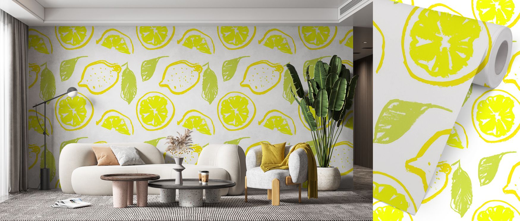 Bright energy appears in Summer Lemon Love on Repeat Premium Wallpaper, where playful motifs radiate joy. Each detail conveys charm, enriching interiors. Walls glow with seasonal vibrancy, ideal for dining spaces or kitchens.