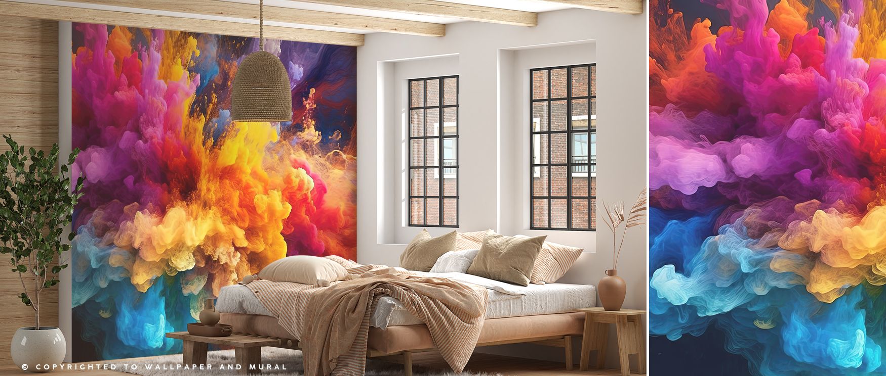 Distinct elegance radiates from The Birth Wallpaper, where details highlight artistry. Each motif conveys imagination, enriching interiors. Living rooms glow with calm rhythm, filled with refined charm.