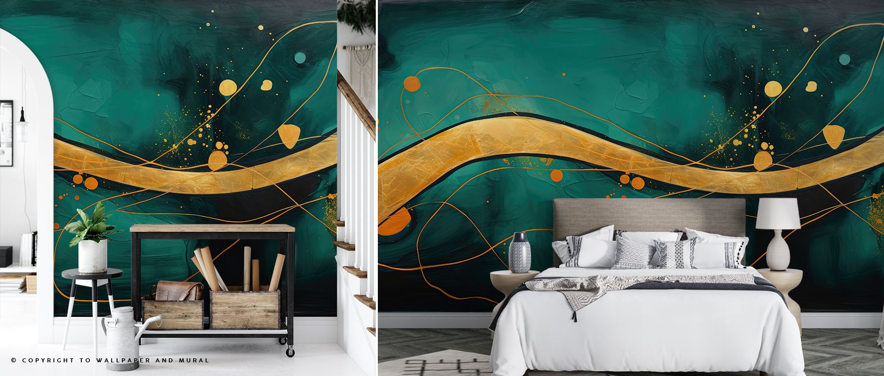 Optimistic rhythm thrives in The Golden Highway Wallpaper, where flowing lines carry depth. Each pattern conveys movement, enriching interiors. Walls glow with vibrancy, making living spaces adventurous retreats.