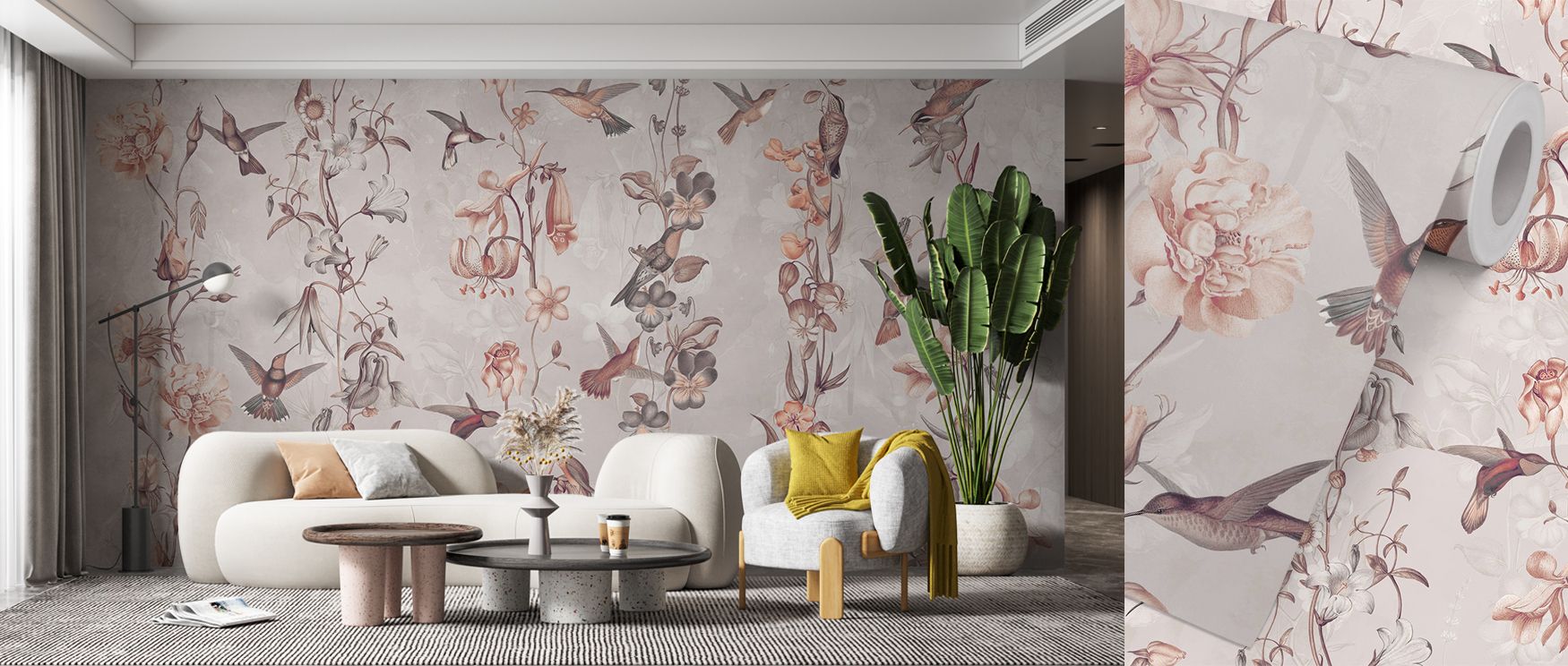Joy radiates from the Time to Eat Now Wallpaper through its lively rhythm of shapes. Each detail makes the wall engaging, while the composition ensures harmony. Its balance of playfulness and artistry makes interiors feel both cheerful and expressive. Din