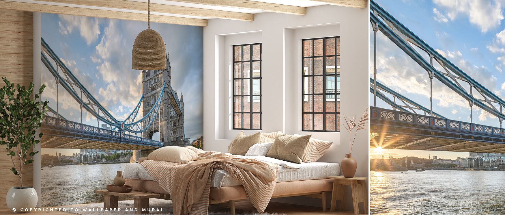 The Tower Bridge Study Wallpaper expresses architectural artistry through strong detail. Its surfaces appear bold yet refined, offering balance in every element. The imagery adds gravitas, transforming plain walls into distinctive decorative statements. B