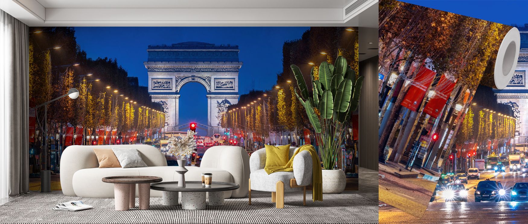 Contemporary mood resonates through glowing tones that suggest motion. Each shape enhances atmosphere, offering balance alongside boldness. The Triumphant Nights Wallpaper enhances interiors where energy is celebrated, perfect for modern apartments. 