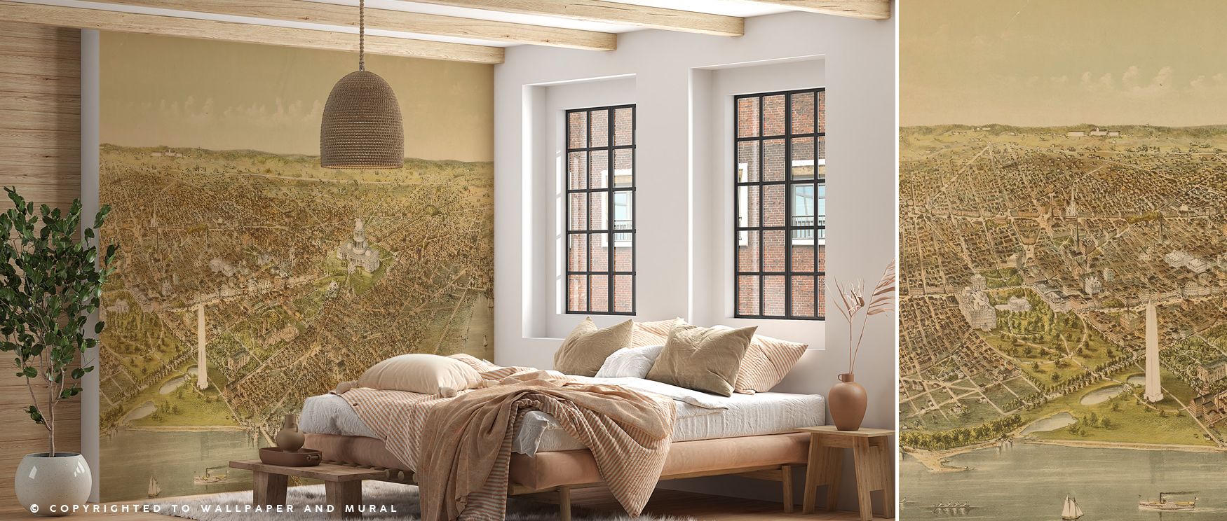 Rolling hills and dramatic tones create natural rhythm across the surface. The Washington Views Wallpaper conveys scenic depth, offering interiors grandeur while maintaining serenity. Its design suits living rooms, where natural imagery enhances atmospher