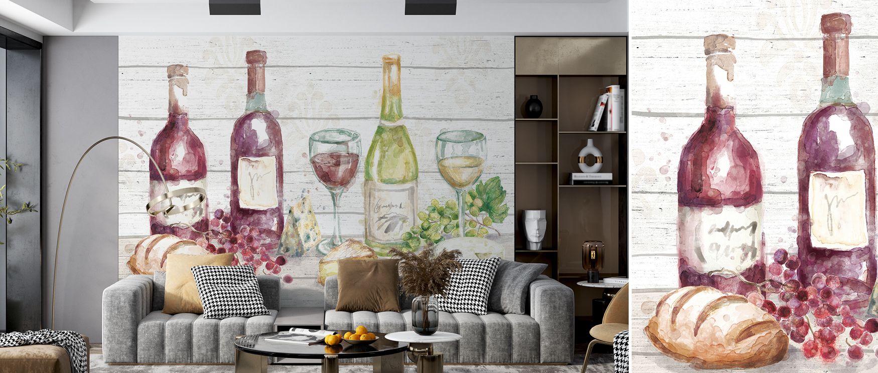 With refined imagery, the Wine With That Wallpaper captures details of wine culture in warm tones. Grapes, glasses, and vines suggest heritage and elegance. Its artistry enhances interiors, creating balance. This design enriches spaces with charm, offerin