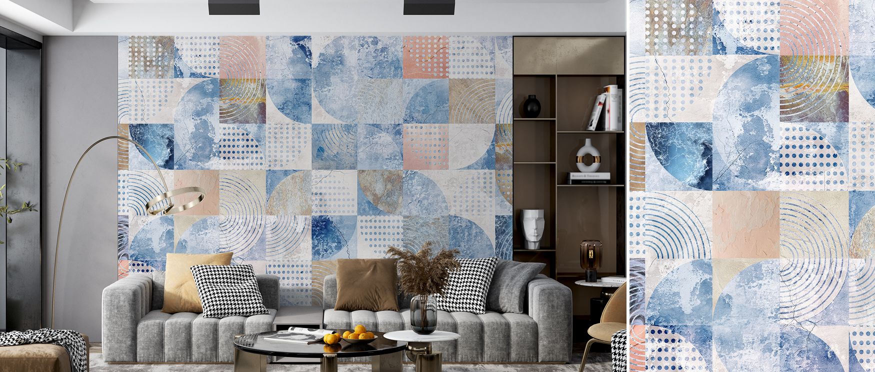 Painted with care, the 1970 Fresco Wallpaper reveals patterns glowing softly in vintage hues. Each motif resonates with retro charm, enriching interiors with artistry. This wallpaper uplifts homes with decorative nostalgia, turning walls into timeless bac