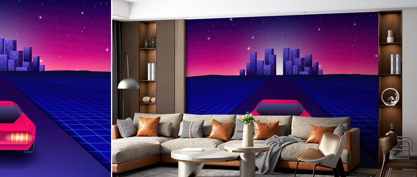 A vivid portrayal of the 80s Driving Wallpaper reveals vehicles painted with retro vibrancy. Each figure radiates motion, enriching interiors with artistry. The imagery creates atmosphere, uplifting bedrooms with adventure. This design transforms walls in