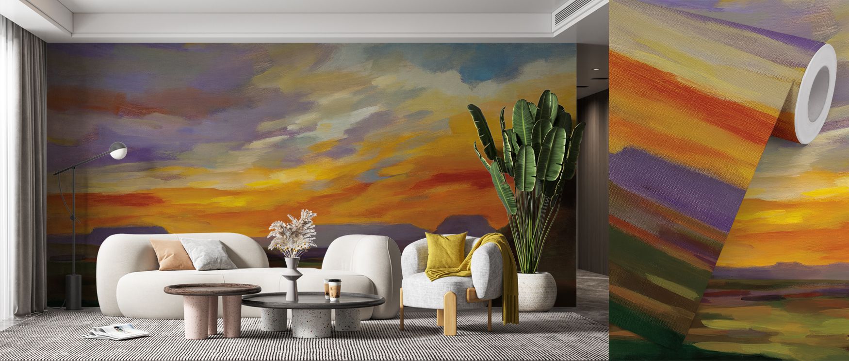 A refined portrayal of the Abstract Sonoran Desert Wallpaper shows abstract shapes painted in earthy tones. Each detail radiates calmness, enriching interiors with artistry. The imagery uplifts living areas with natural charm, turning walls into decorativ