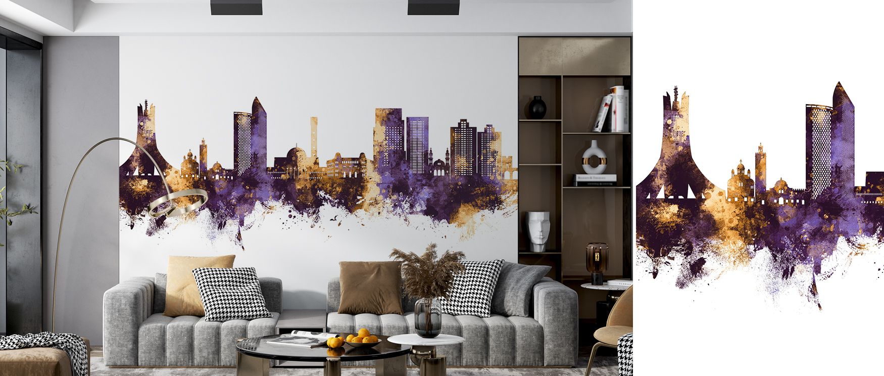 Painted with rich natural tones, the African Animals Wallpaper presents lions depicted with textured strength and detail. Their imagery radiates both intensity and serenity, capturing a duality that enriches interiors with depth. Offices feel grounded wit