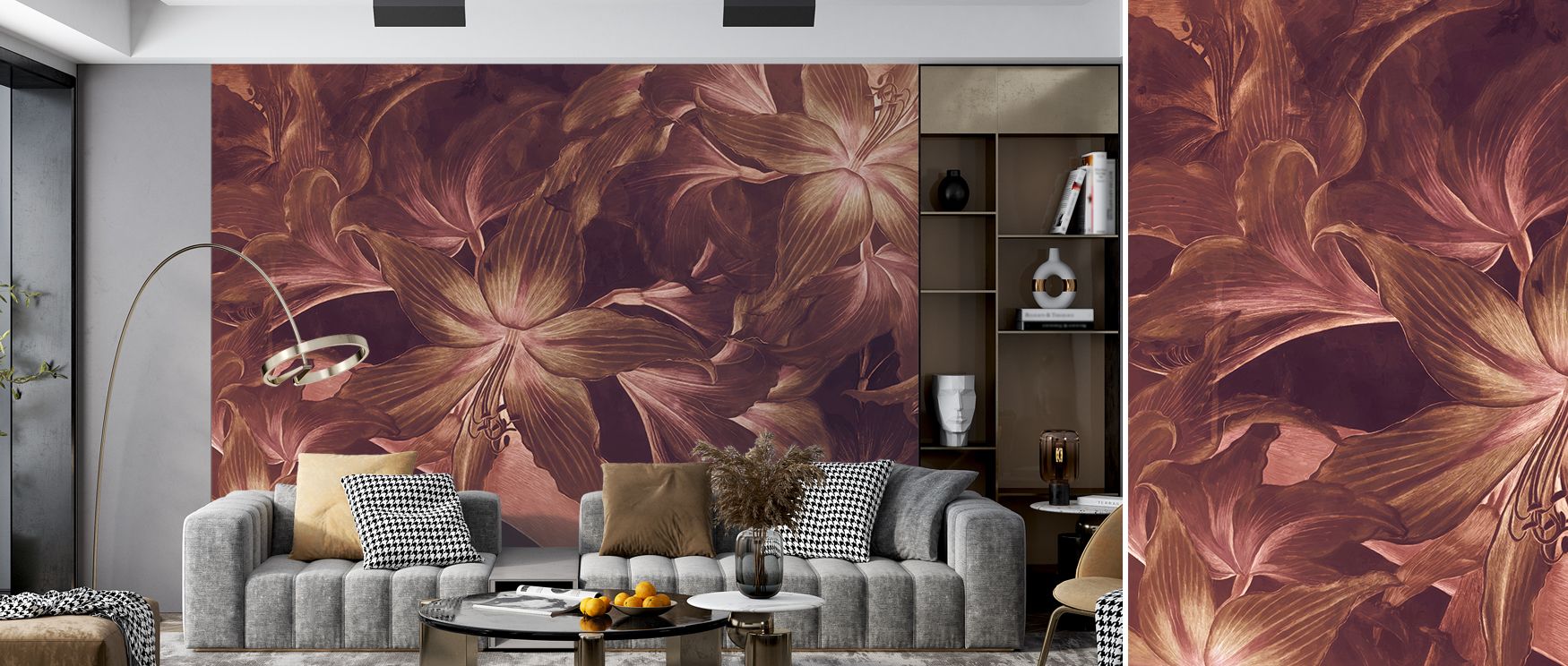 Within Aged Greenhouse Wallpaper, textures of time combine with botanical grace, painted in muted greens across weathered surfaces. Each detail radiates nostalgic artistry, enriching interiors with charm. Bedrooms become sanctuaries of rustic warmth when 