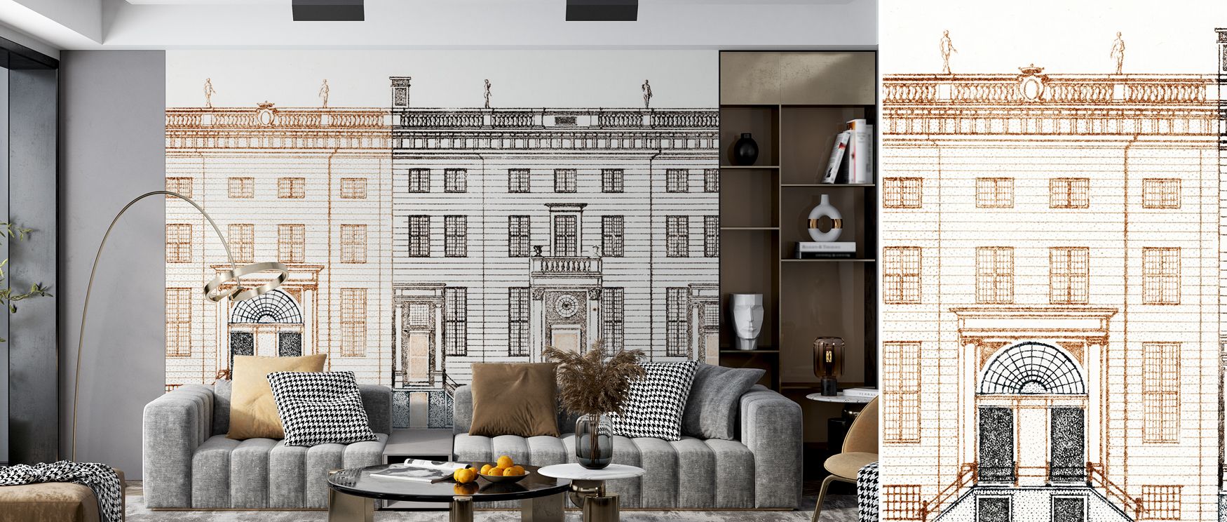 Painted in vintage tones, the Amsterdam Canal Houses Wallpaper highlights architectural rhythm softened by muted textures. Each motif enriches interiors with charm, uplifting bedrooms with artistry, walls transformed into decorative landscapes filled with