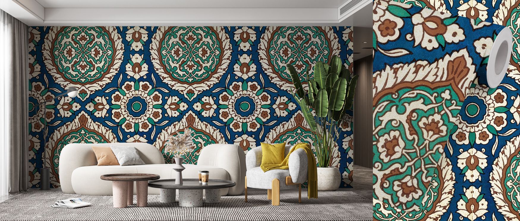 Cultural elegance thrives in Arabe Dreams no. 49 Wallpaper, with motifs presenting artistry. Each element reflects sophistication, turning walls into refined canvases. Interiors gain timeless charm, suitable for bedrooms or offices.