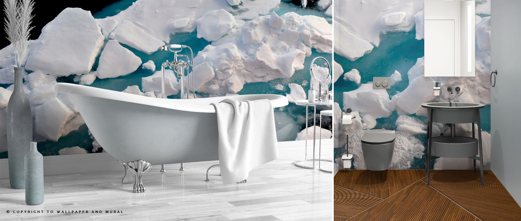 The beauty of Arctic Ocean Wallpaper lies in its vast horizons. Gentle gradients enrich walls with elegance, turning spaces into serene retreats. Offices or living spaces gain atmosphere of calm grandeur.