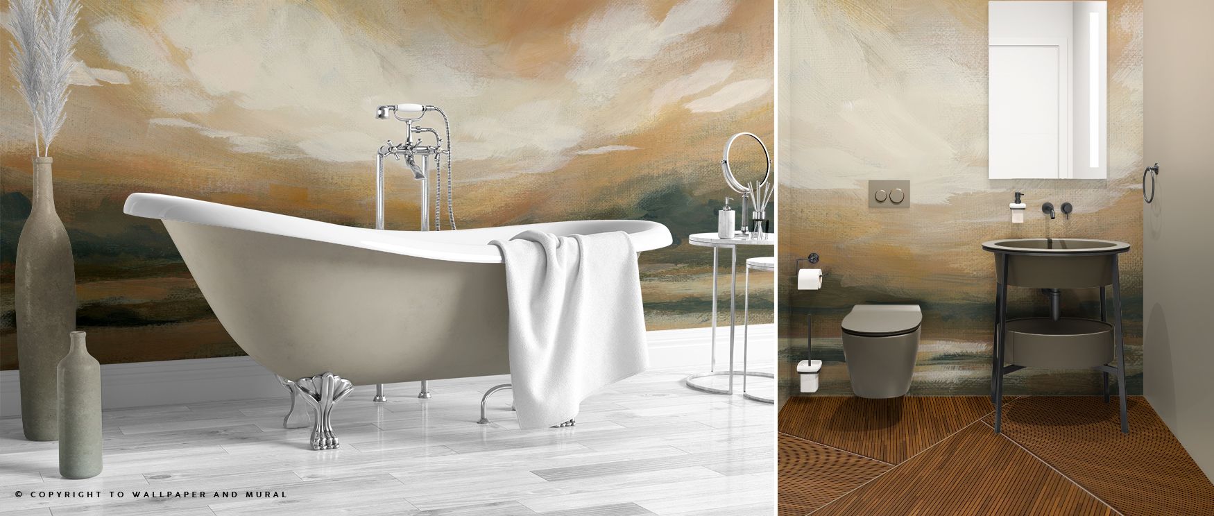 Serenity thrives in Auburn Falls Wallpaper, where cascading falls create harmony. The palette reflects natural elegance, enriching interiors with calm beauty. Bedrooms or bathrooms gain atmosphere of refreshing calmness, celebrating nature’s artistry on w