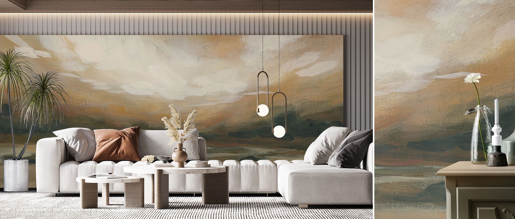 Scenic charm shines in Auburn Falls Wallpaper, where water cascades with elegance. The auburn palette conveys richness, adding atmosphere of calm. Interiors transform into nature-inspired retreats, perfect for bedrooms or bathrooms seeking serenity.