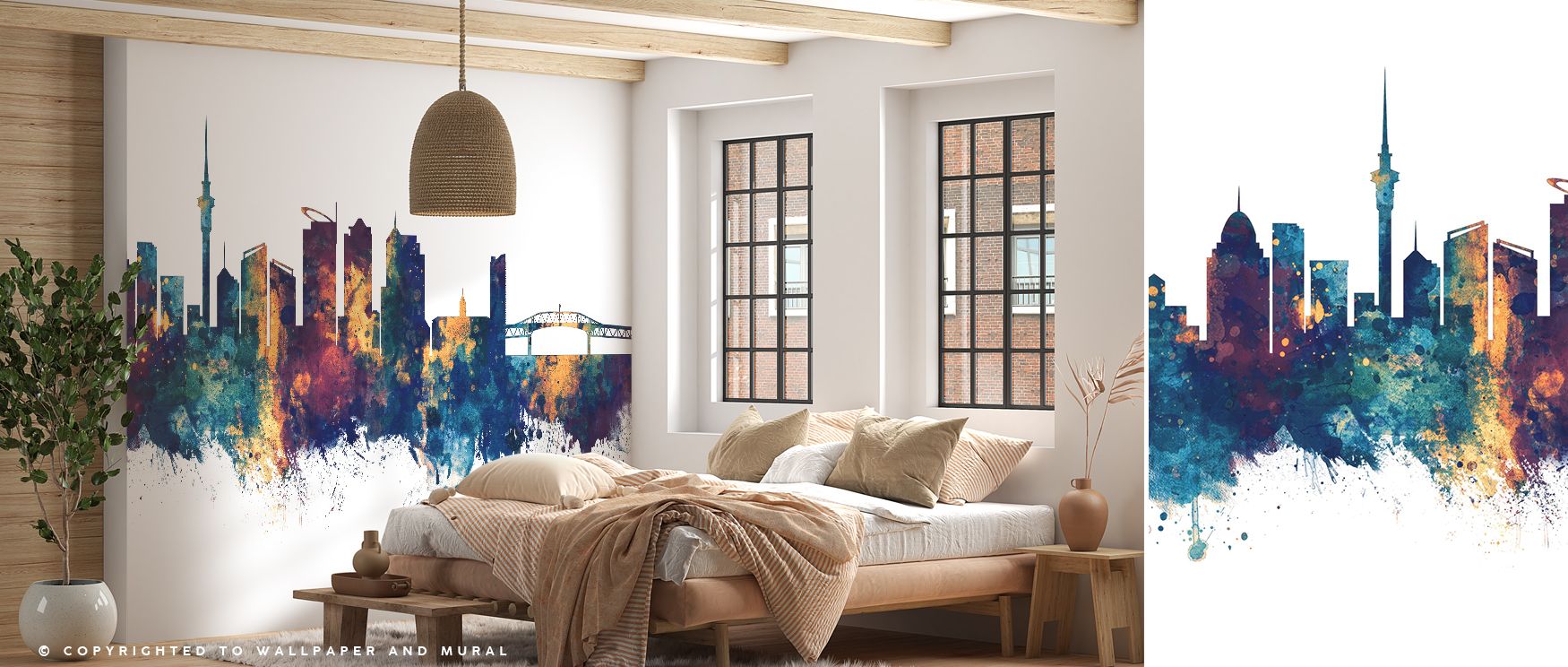 Architectural presence radiates from Auckland New Zealand Skyline Blue & Bronze Wallpaper, where silhouettes rise with clarity. The palette conveys balance, turning walls into refined backdrops. Bedrooms or studies benefit from urban charm filled with ele