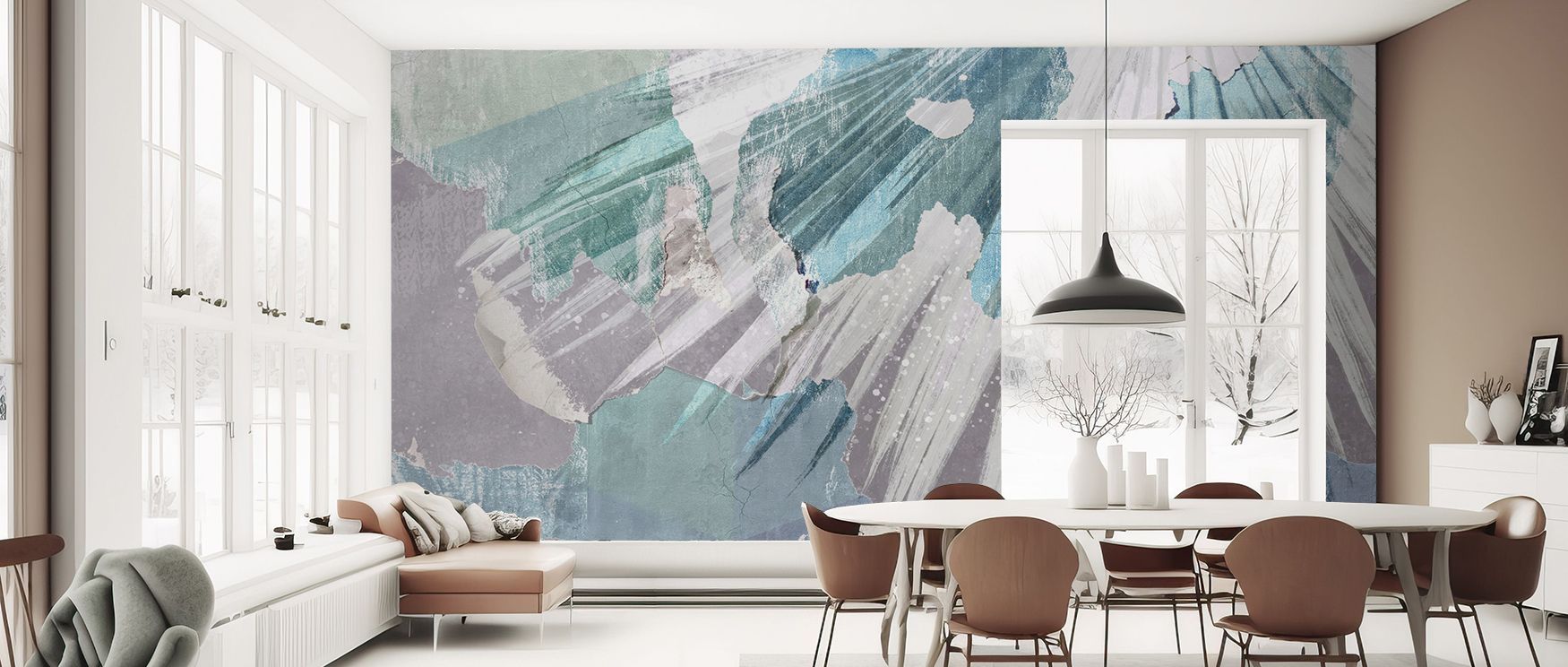 Mystery and refinement blend in Behind the Wall Wallpaper, creating atmosphere of elegance. Interiors glow with subtle balance, enriched by its charm. Bedrooms or living rooms gain atmosphere that inspires curiosity. 