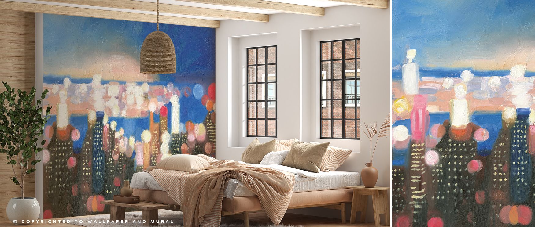 Urban artistry is expressed through dynamic lighting, enriching interiors with the sophistication of Big City Lights Wallpaper. Walls glow with vibrancy, shaping bedrooms or offices into luminous sanctuaries. The design transforms spaces with balance, ref
