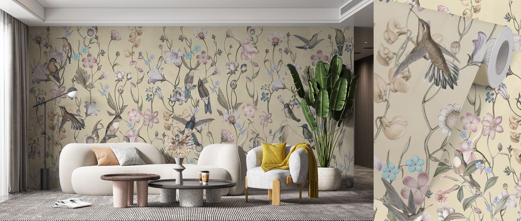 Lively tones highlight whimsical charm, as Bird Garden Light Yellow Wallpaper enriches walls with warmth and playfulness. Its palette transforms children’s rooms into creative retreats, filled with atmosphere of delight. Interiors glow with balance, radia