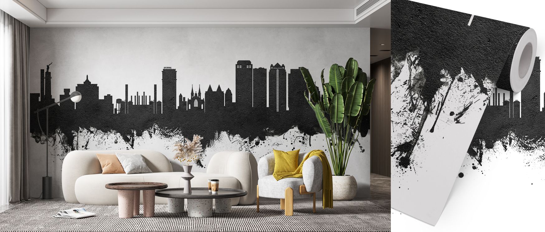 Layers of historic charm unfold as this wallpaper enhances walls with striking detail. Its tones highlight structure and rhythm, turning interiors into luminous retreats filled with balance and refinement. The atmosphere feels sophisticated yet calm, maki