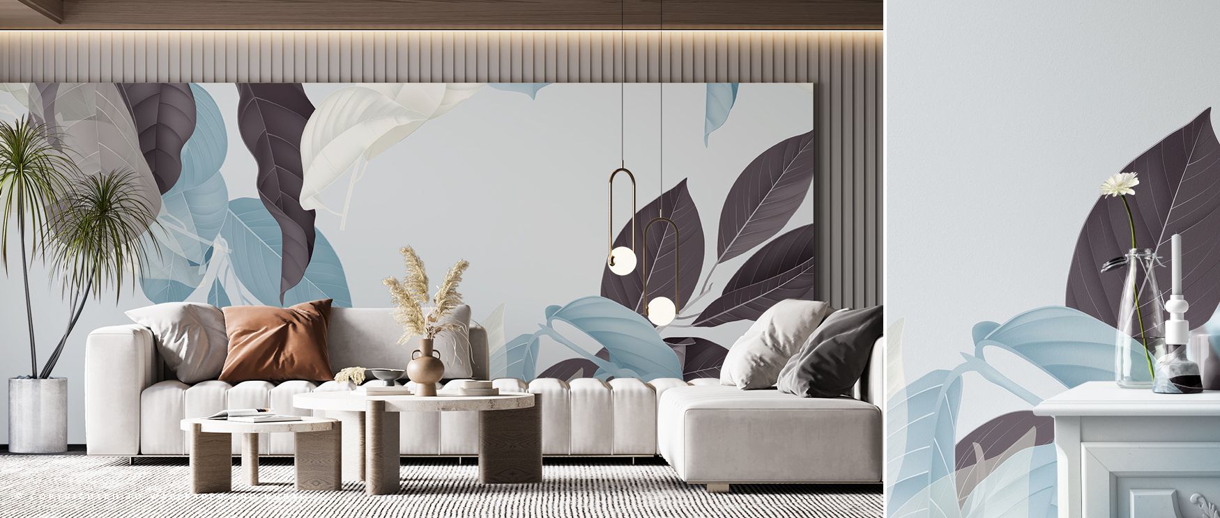 In the Blue and Blue Wallpaper, patterns move like flowing currents, with shades of blue overlapping harmoniously. This creates stylish depth without complexity, ideal for contemporary living rooms or office walls seeking timeless impact.