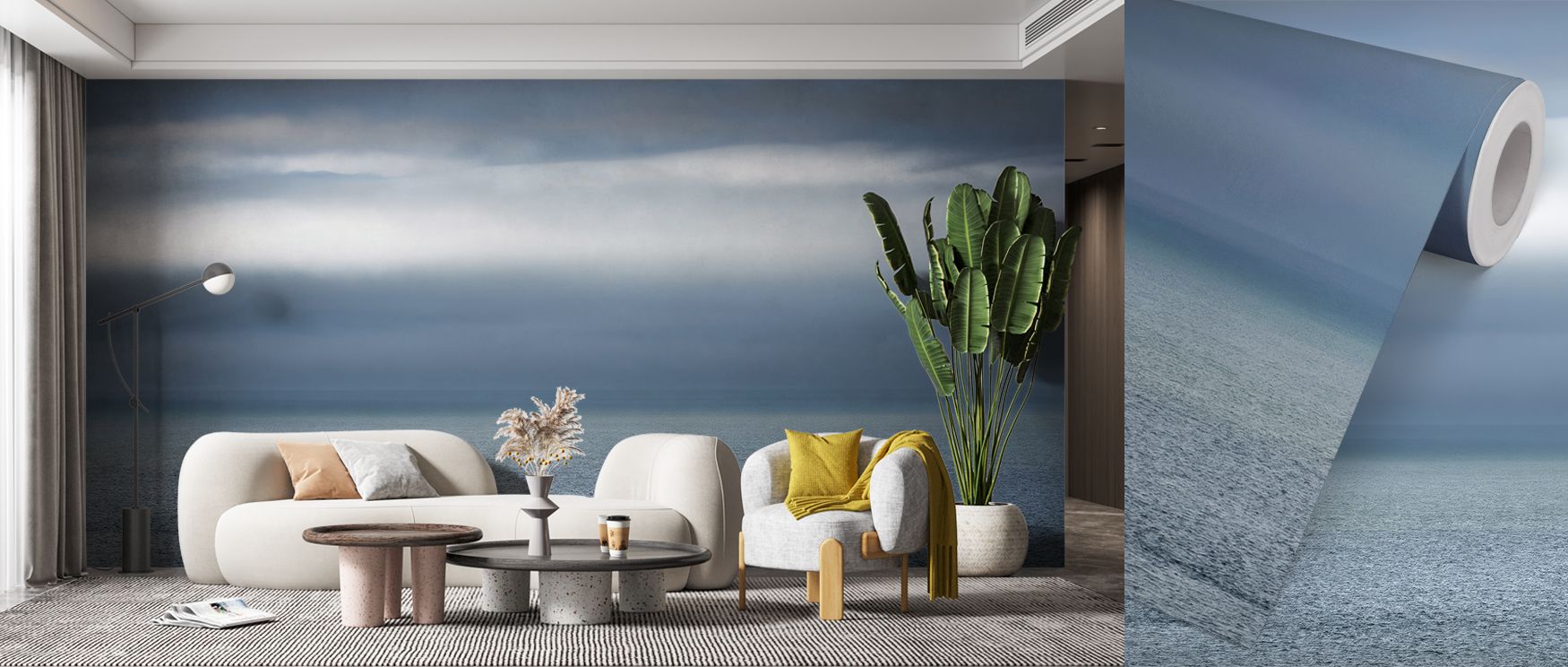 Brunswick Dreaming Wallpaper evokes harmony through tranquil patterns and subtle tones, allowing walls to breathe with calm presence, transforming rooms such as bedrooms, offices, or living areas into backdrops filled with soothing charm and timeless conn