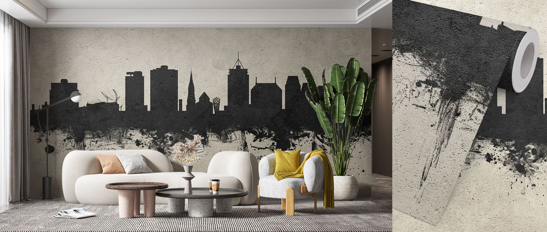 Industrial presence defines Christchurch New Zealand Skyline Concrete Wallpaper, where textured surfaces highlight skyline detail, surrounding living rooms, offices, or lofts with strength, grit, and urban refinement that balances heritage with contempora