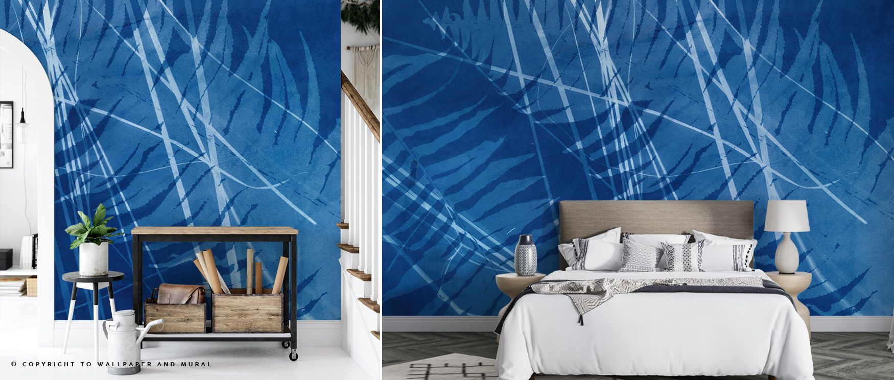 Cyanotype Lines Wallpaper offers narrative of modernity through its abstract lines. Each shape builds rhythm that is bold yet soft, creating timeless aesthetic. Its mood encourages reflection, bringing calm beauty to bedrooms, living rooms, or offices wit