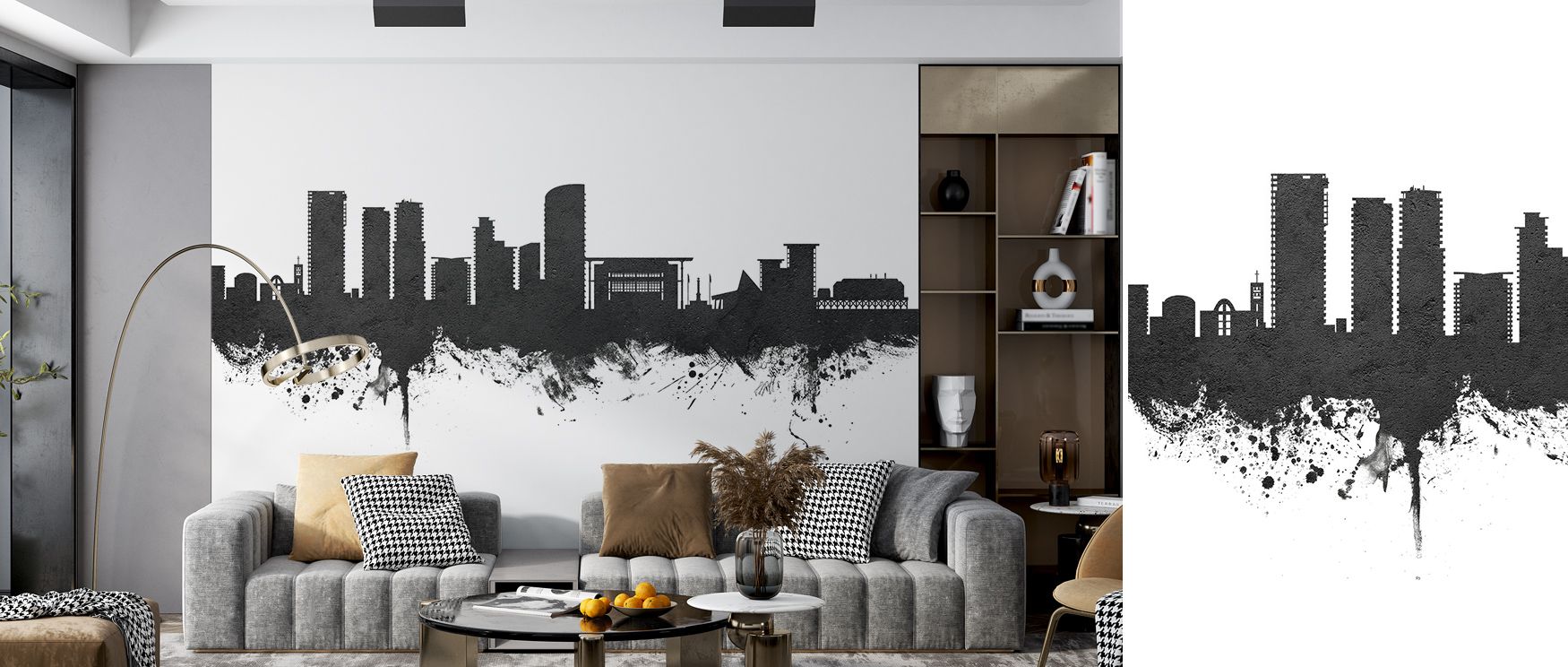 Across Darwin Australia Skyline Black & White Wallpaper, architecture emerges with quiet pride. The absence of color emphasizes rhythm, giving interiors strong identity. Ideal for offices, bedrooms, or living rooms, it enriches walls with urban artistry s