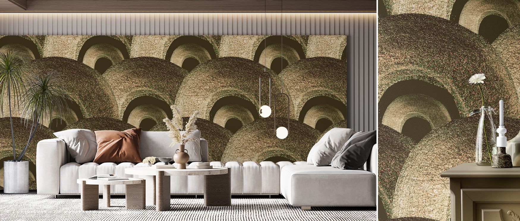 Deep Iris On Canvas Wallpaper reveals charm through balanced design, with blossoms arranged in flowing detail. Its artistry reflects nature’s beauty, enriching interiors. Offices, bedrooms, or living rooms gain sophistication shaped by floral refinement. 