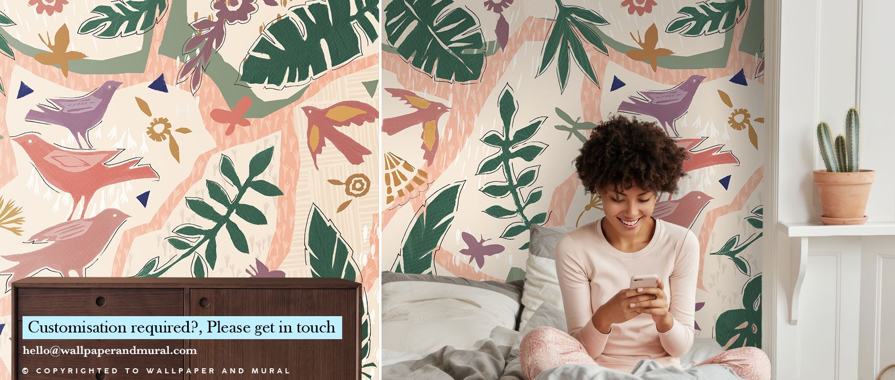 Across Desert Flair Pink Circle Wallpaper, desert-inspired imagery merges with artistry. The composition carries warmth and calm strength, transforming walls with elegance. Living rooms, bedrooms, or offices resonate with mood filled with serenity and vis