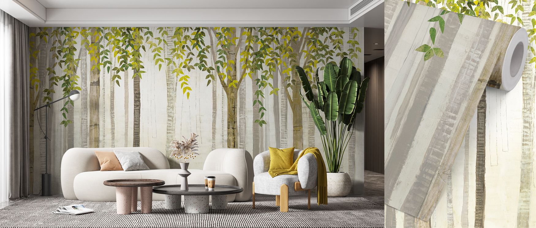 Down to the Woods Spring Wallpaper builds atmosphere of natural harmony. Its blossoms and foliage add detail, enriching interiors with calm tone. Suitable for bedrooms, offices, or living rooms, it shapes spaces into calm seasonal settings. 