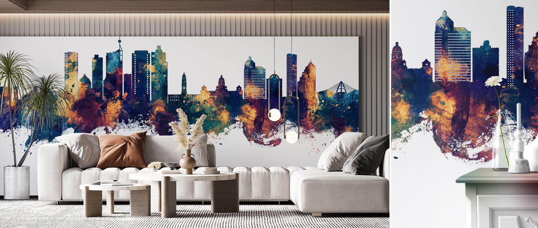 Durban South Africa Skyline Blue & Bronze Wallpaper enriches spaces with cultural pride. Its tones convey calm resonance, shaping offices, bedrooms, or living rooms into refined settings. The wallpaper builds heritage presence. 