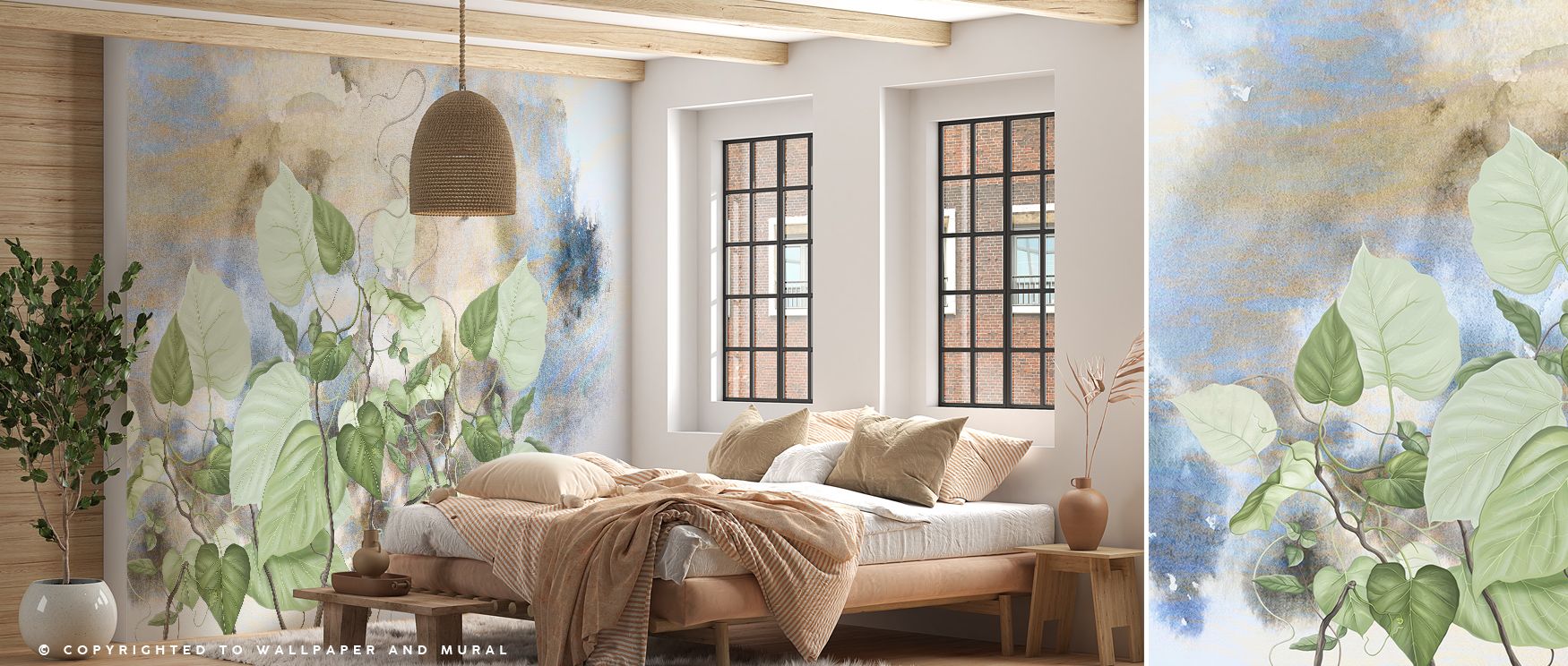 End of the Path Wallpaper portrays natural charm through scenic imagery that feels both detailed and serene. Its tones reflect balance, enriching offices, bedrooms, or living rooms with calm beauty. The design creates timeless resonance, making interiors 