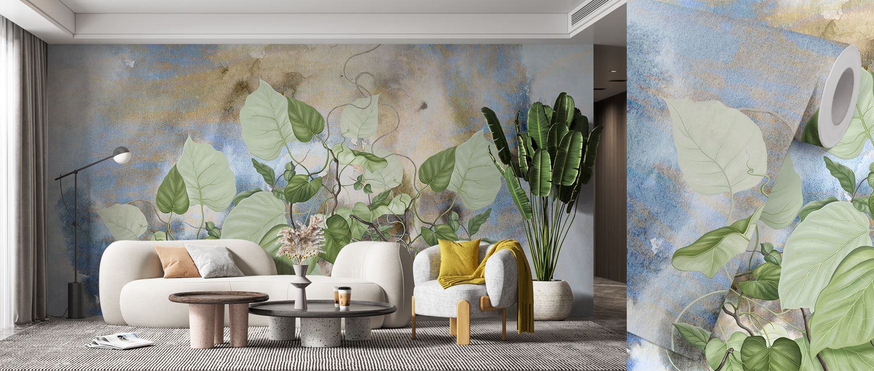 End of the Path Wallpaper creates mood of serenity through natural imagery that conveys depth. Its tones inspire calm reflection, enhancing living rooms, bedrooms, or offices with quiet beauty and refined balance. 