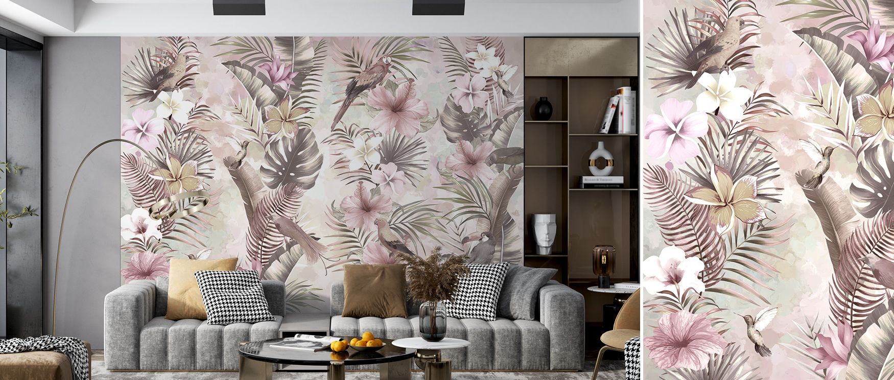 Exotic Vibes Wallpaper reflects grace of nature, where tropical rhythm builds atmosphere of serenity. Its tones highlight balance, shaping interiors with charm. Living rooms, bedrooms, or offices gain timeless calm. 