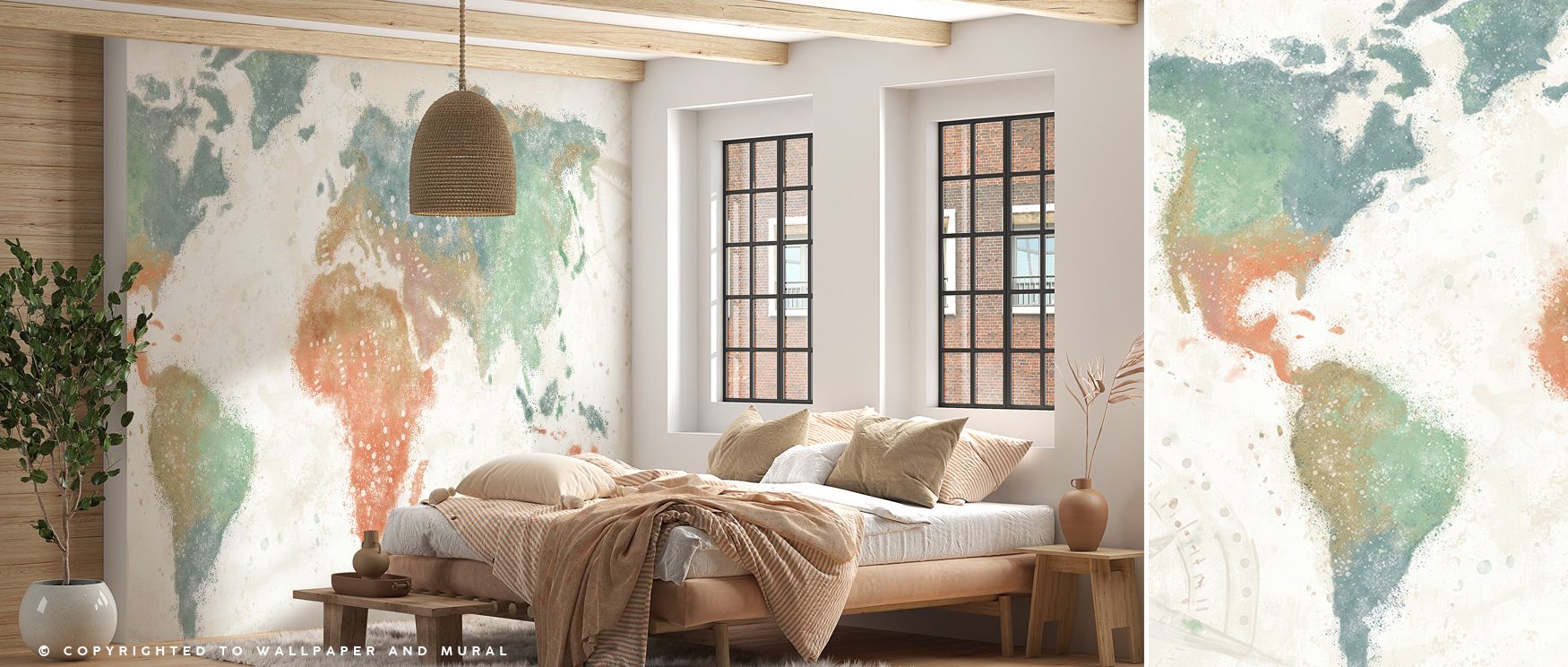 Explore the World Wallpaper portrays global charm through maps rendered in balanced tones that inspire curiosity. Its imagery enriches bedrooms, offices, or living rooms with educational resonance. The wallpaper reflects artistry and adventure. 